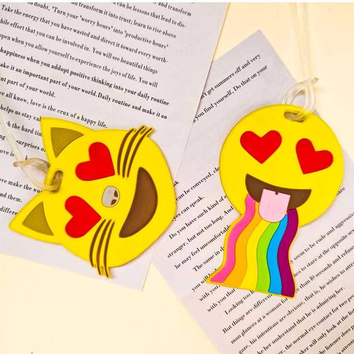 Unisex Bag Tag i Emojidesign Luvikno