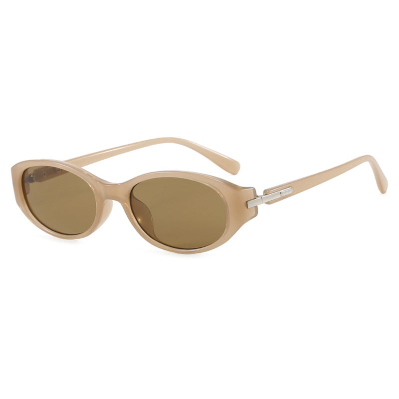 Damen cat-eye solbrille med robust ramme og polariserte linser Luvikno