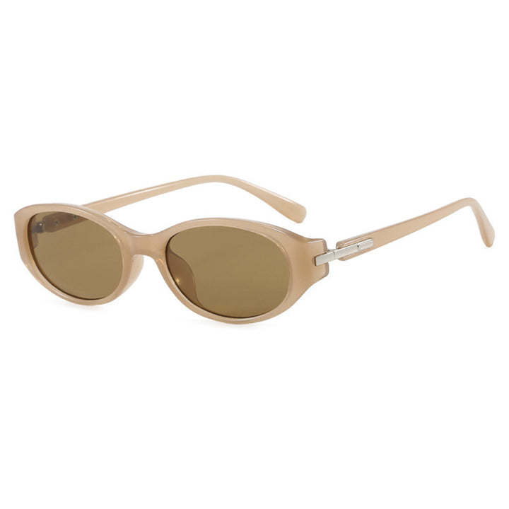 Damen cat-eye solbrille med robust ramme og polariserte linser Luvikno