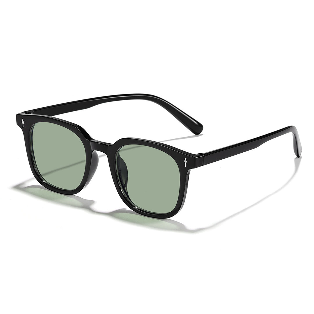 Damer fashionable solbriller med transparent ramme og UV-beskyttelse Luvikno