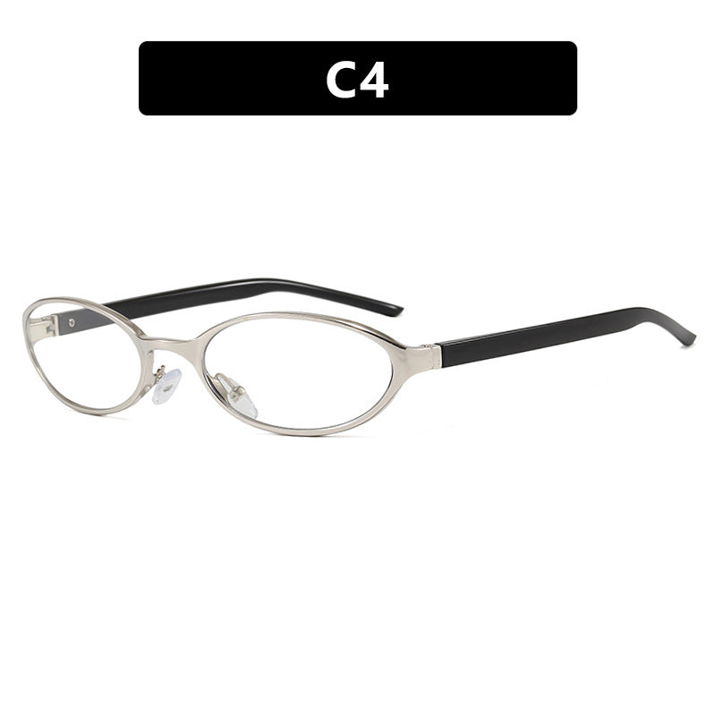 Dame elegant solbrille med beskyttende UV-filter og smal ramme Luvikno