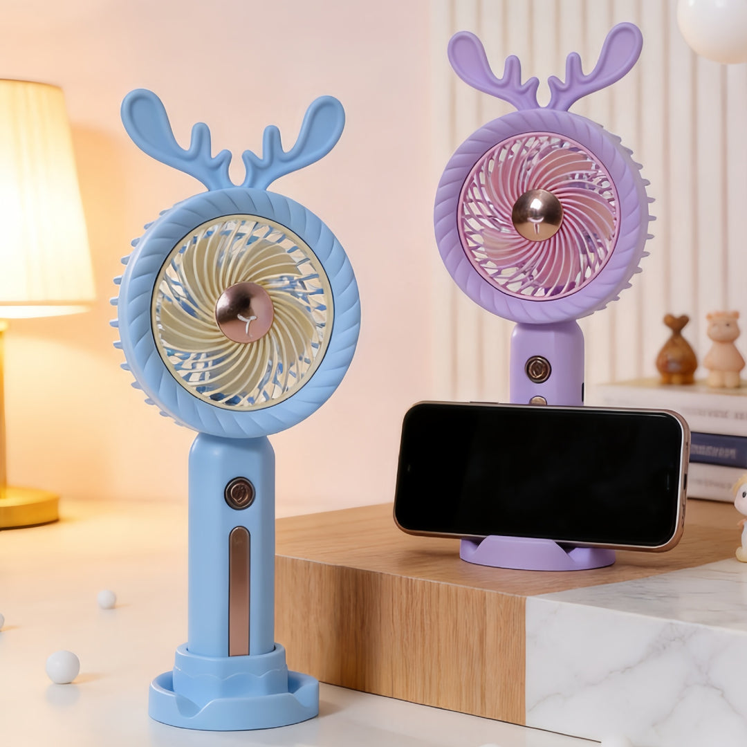 Dame Bærbar Håndvifte med kreativt Gevir-Design Luvikno