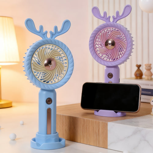 Dame Bærbar Håndvifte med kreativt Gevir-Design Luvikno