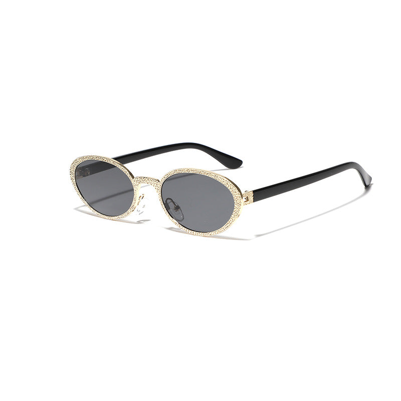 Dame Glamourøs solbrille med glitrende rammedekorasjon Luvikno