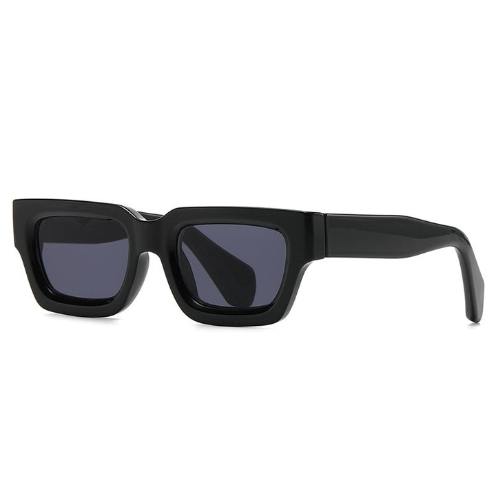 Dame oversized solbriller i moderne, kantete design Luvikno