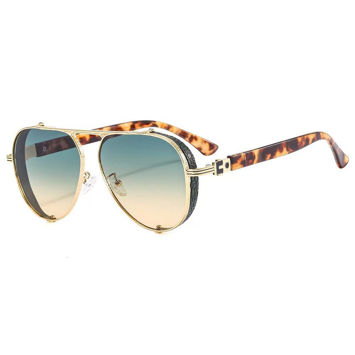 Dame moteriktig solbrille med innovativ retro-futuristisk design Luvikno