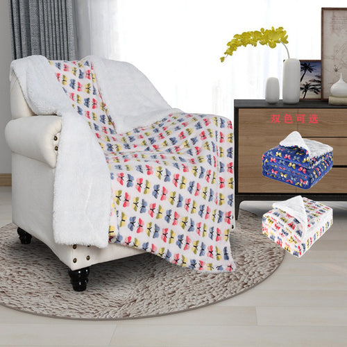 Damer Fleece-kosedekken med vendbart design Luvikno