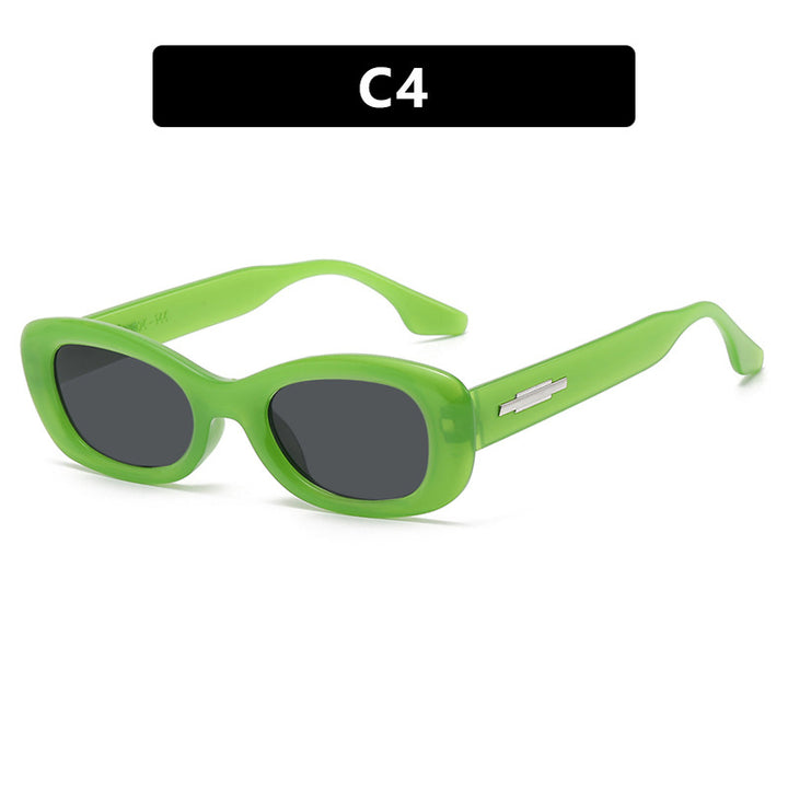 Dame moteriktig solbrille i trendy retro-stil med UV-beskyttelse Luvikno