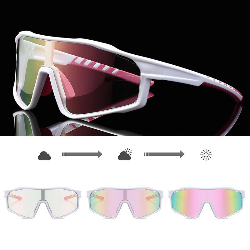 Unisex Sportsykkelbriller med fototropiske linser og aerodynamisk design Luvikno