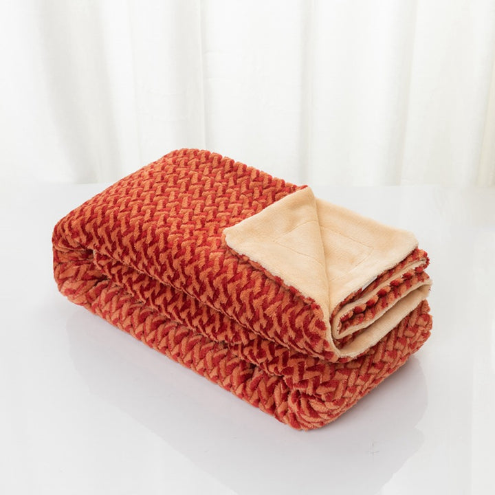 Damer myk og koselig mikrofiber-pledd Luvikno