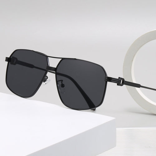 Dame stilige oversized solbriller med diamantformet ramme Luvikno