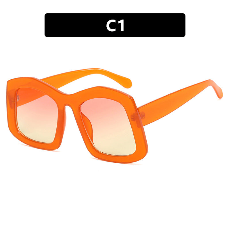 Damer stor solbrille med moteriktig design og UV-beskyttelse Luvikno