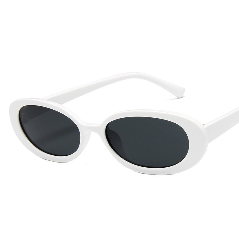 Dame moteriske Cat-Eye solbriller med UV-beskyttelse og robust ramme Luvikno