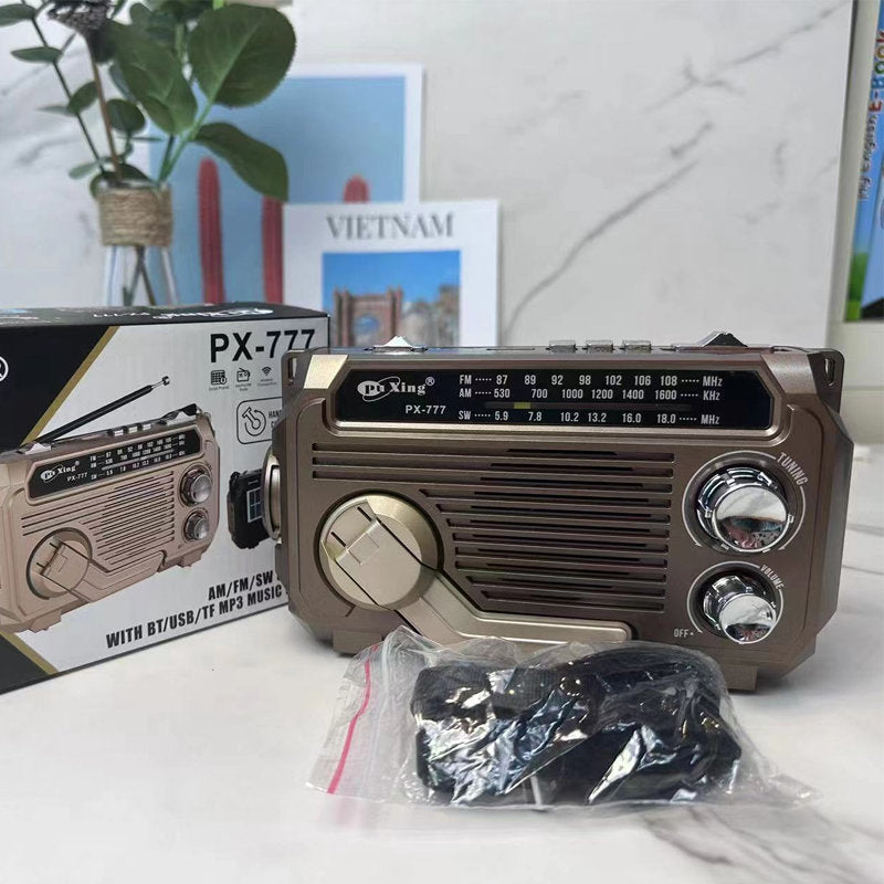 Solenergidrevet radio for camping | Luvikno