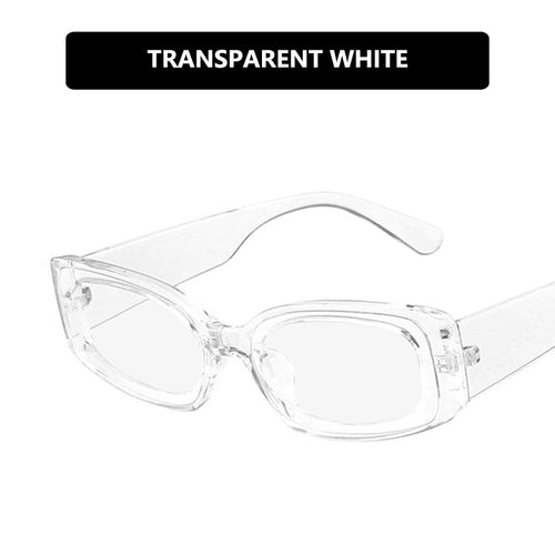 Dame moteriktig solbrille med fordelaktig UV-beskyttelse og gjennomsiktig ramme Luvikno