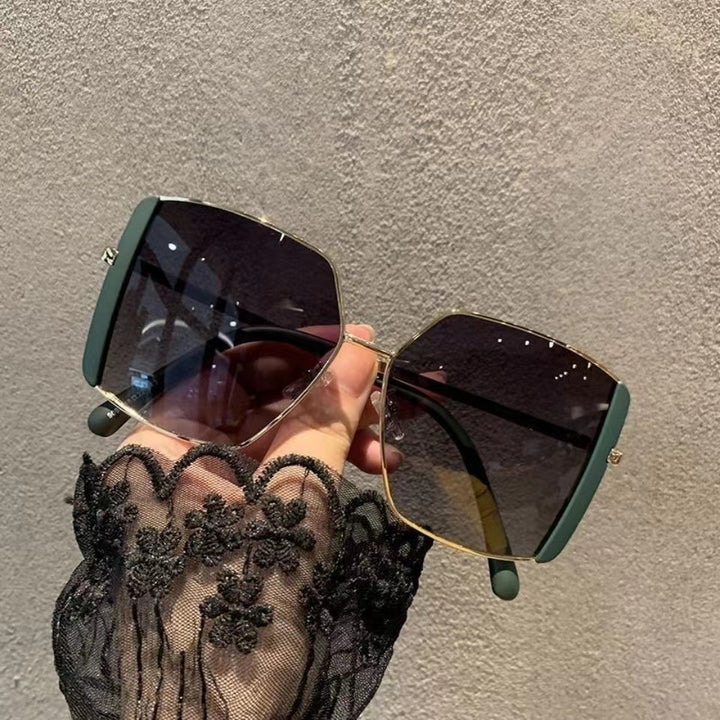 Dame trendy firkantet solbrille Luvikno