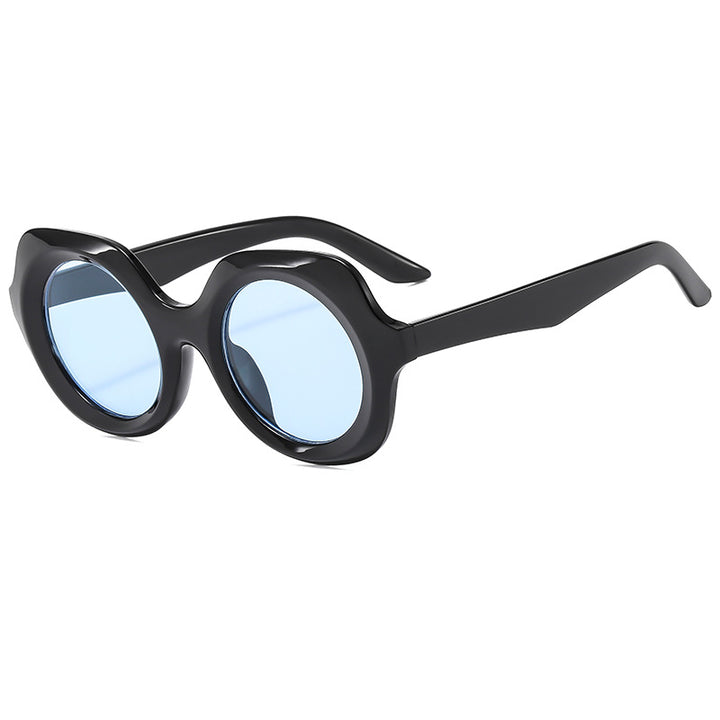 Dame Designer-solbrille med ekstravagant skilpaddeskall-ramme Luvikno