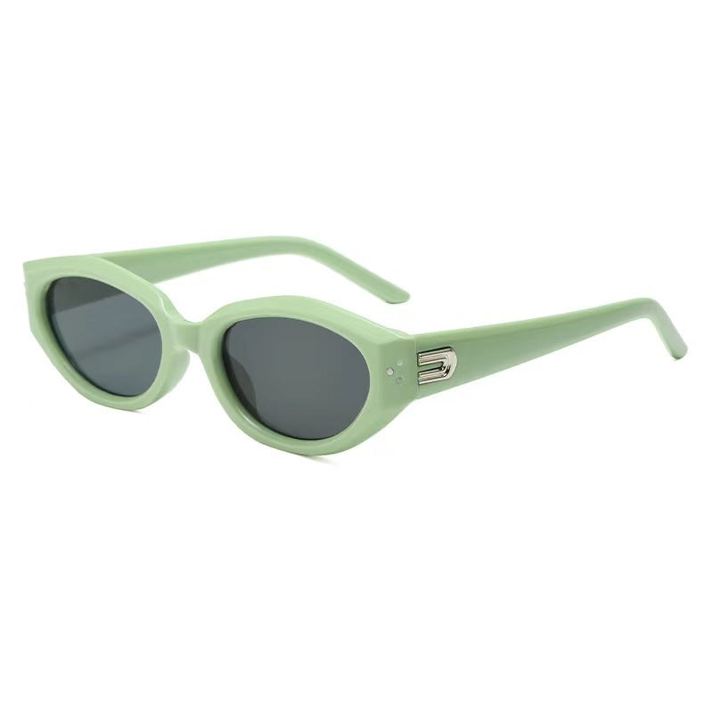 Dame mote retro solbriller i Cat Eye stil Luvikno