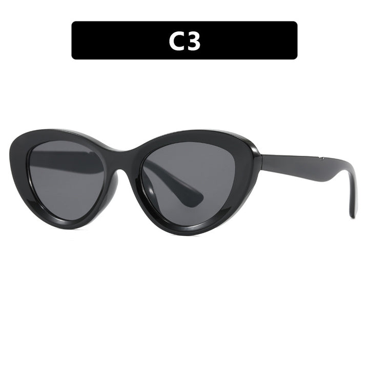 Dame Cat-Eye solbriller i unikt design Luvikno