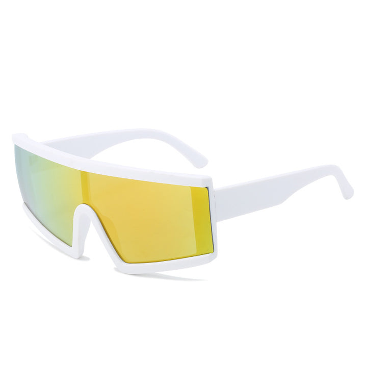 Kvinner Sporty solbriller med bred, ripebestandig linse og UV-beskyttelse Luvikno
