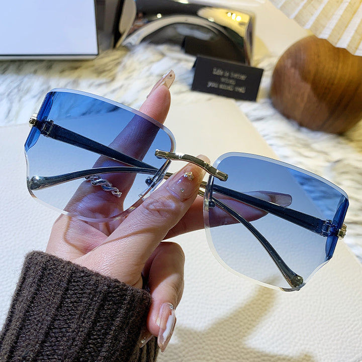 Dame eksklusiv geometrisk solbrille Luvikno