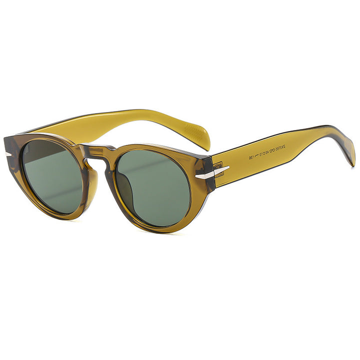 Dame moteriktig solbrille med unikt design og polariserende glass Luvikno