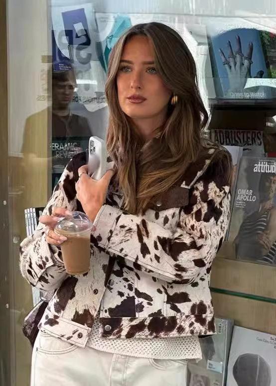 Luvik | Painatus Denim Takki