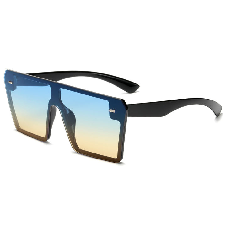 Dame Oversized solbriller i futuristisk design Luvikno