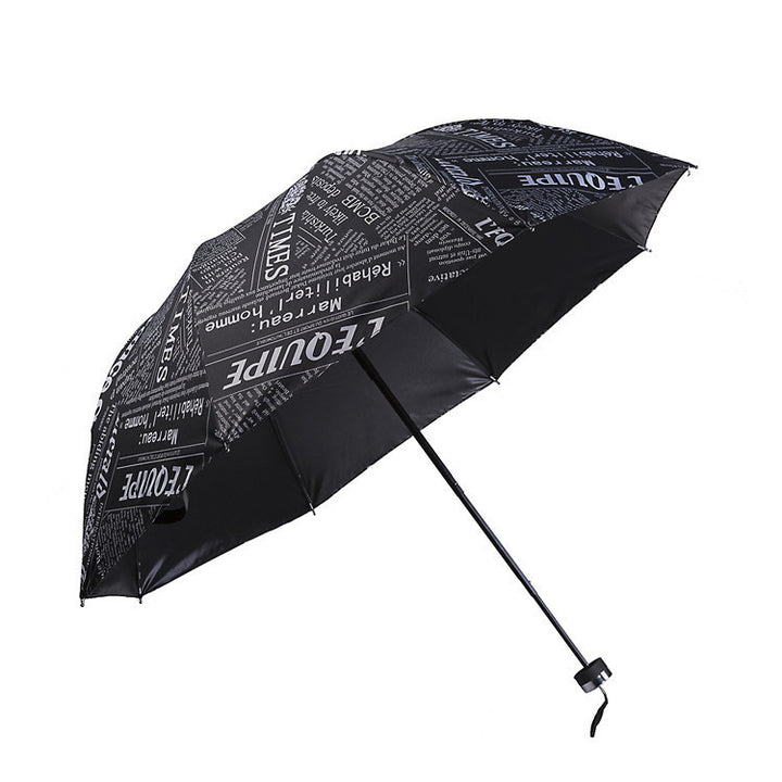 Damen Designer Regenschirm mit innovativem Faltmechanismus Luvikno