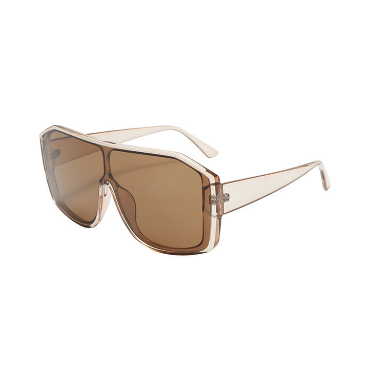 Dame oversized solbrille med robust ramme og stilig design Luvikno