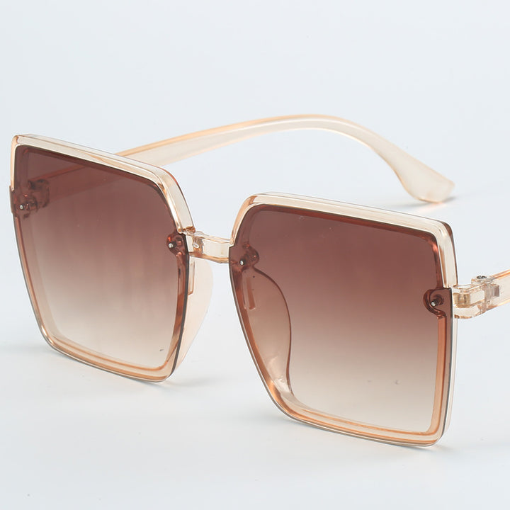 Damer oversized solbriller med kvadratisk ramme Luvikno