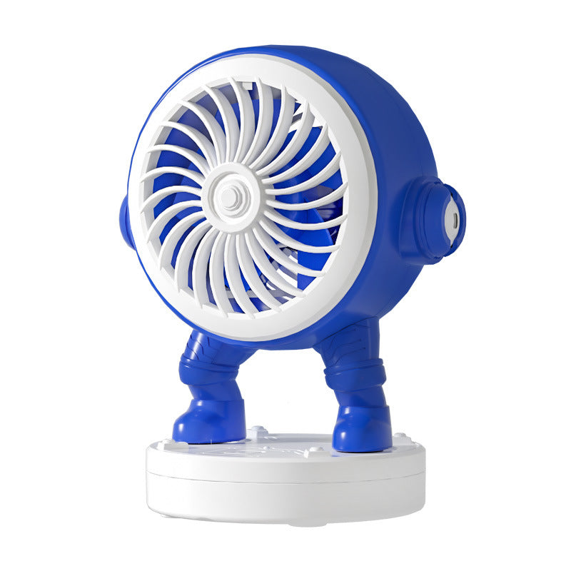 Kvinnelig bærbar mini vifte i kreativ robotdesign Skanto