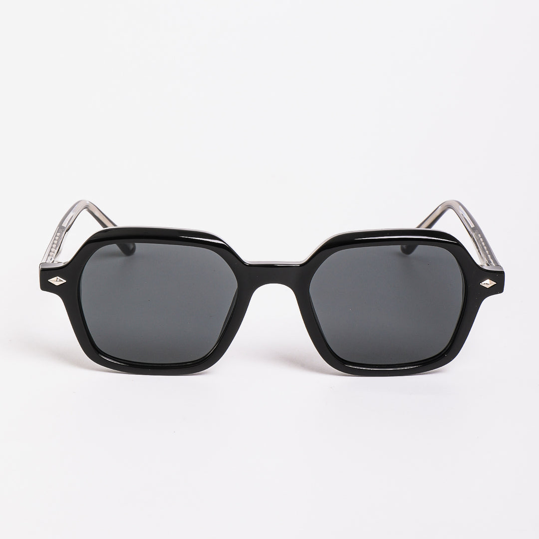 Dame moteriktig solbrille i stilig oktagon-design Luvikno
