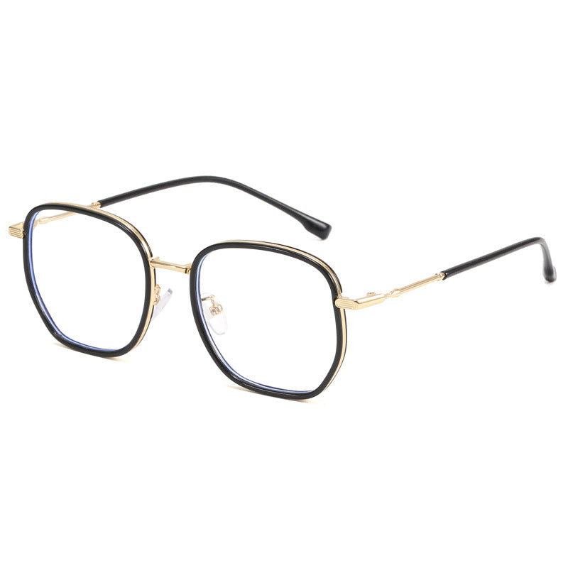 Dame geometrisk oversized solbrille Luvikno