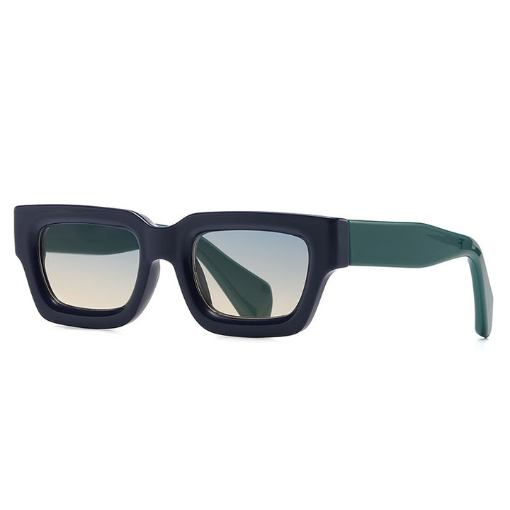 Dame oversized solbriller i moderne, kantete design Luvikno