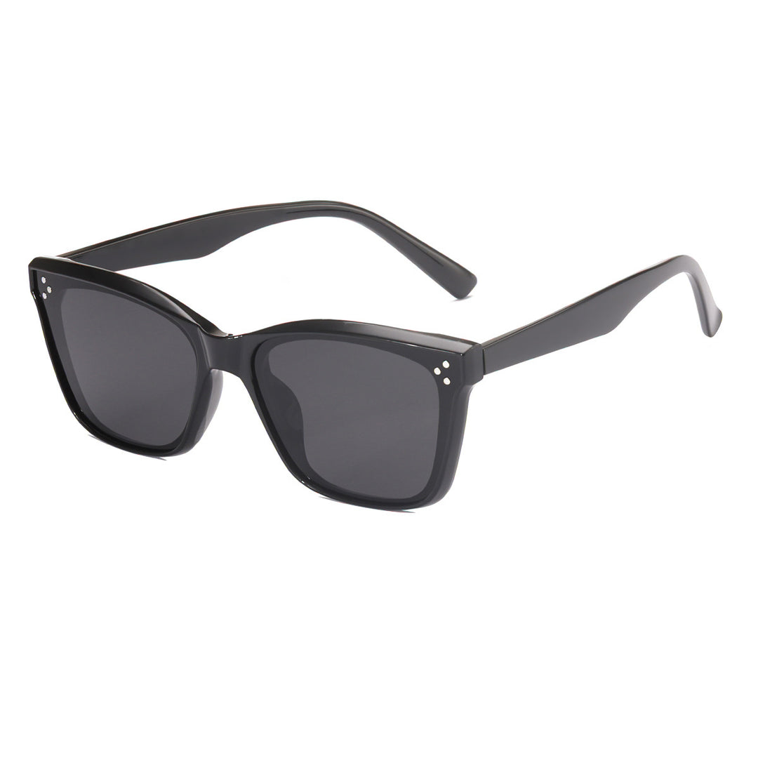 Dame retro-inspirert solbrille i iøynefallende mønster Luvikno
