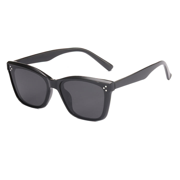 Dame retro-inspirert solbrille i iøynefallende mønster Luvikno