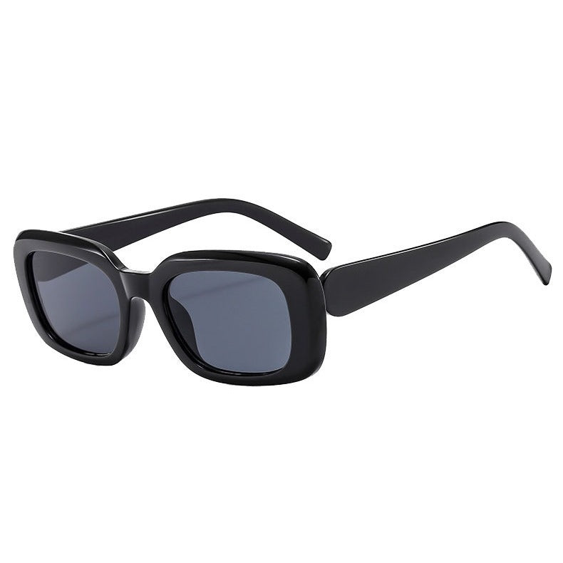 Dame Modis avslappet firkantet solbrille med bred ramme og UV-beskyttelse Luvikno
