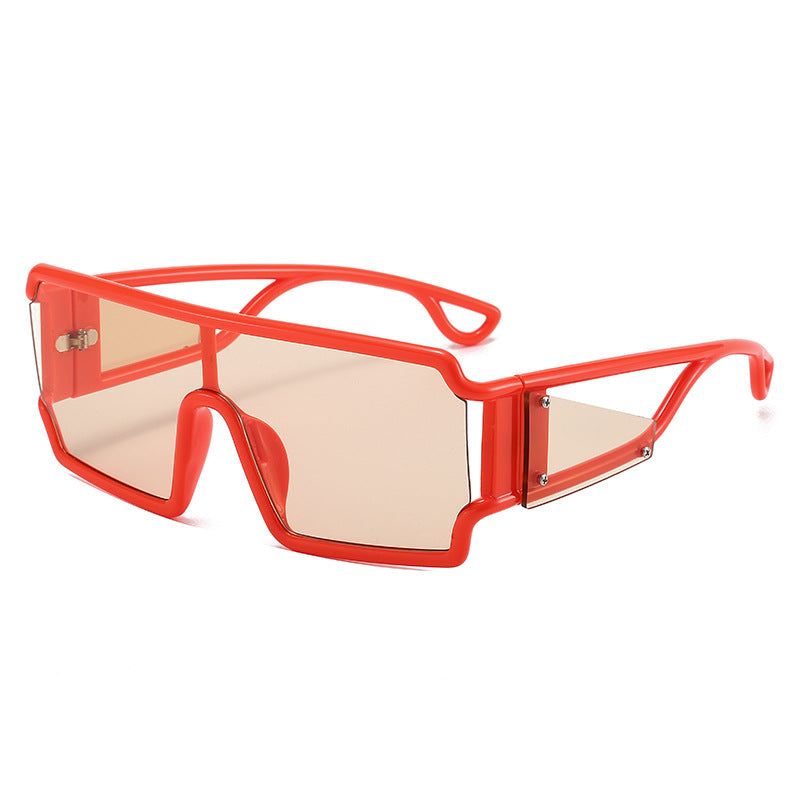 Dame moderne sports-solbriller med beskyttende ramme og trendy design Luvikno