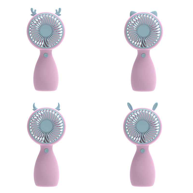 Unisex Bærbar Håndvifte med lekent Dyredesign Luvikno