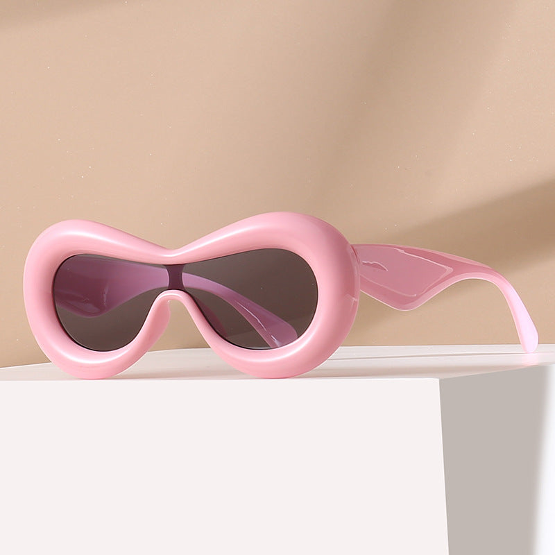 Damer futuristisk øyemaske solbrille Luvikno