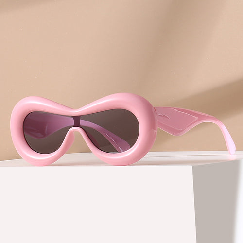 Damer futuristisk øyemaske solbrille Luvikno