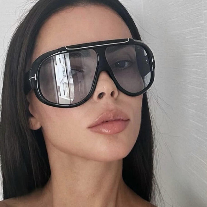 Damer futuristiske beskyttere solbriller Luvikno