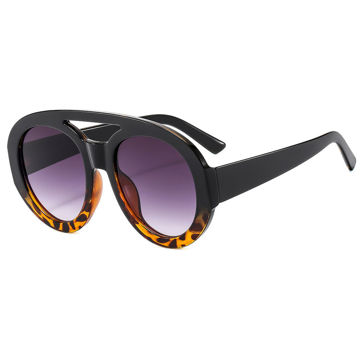 Dame Mote Solbriller i futuristisk oversized-design Luvikno