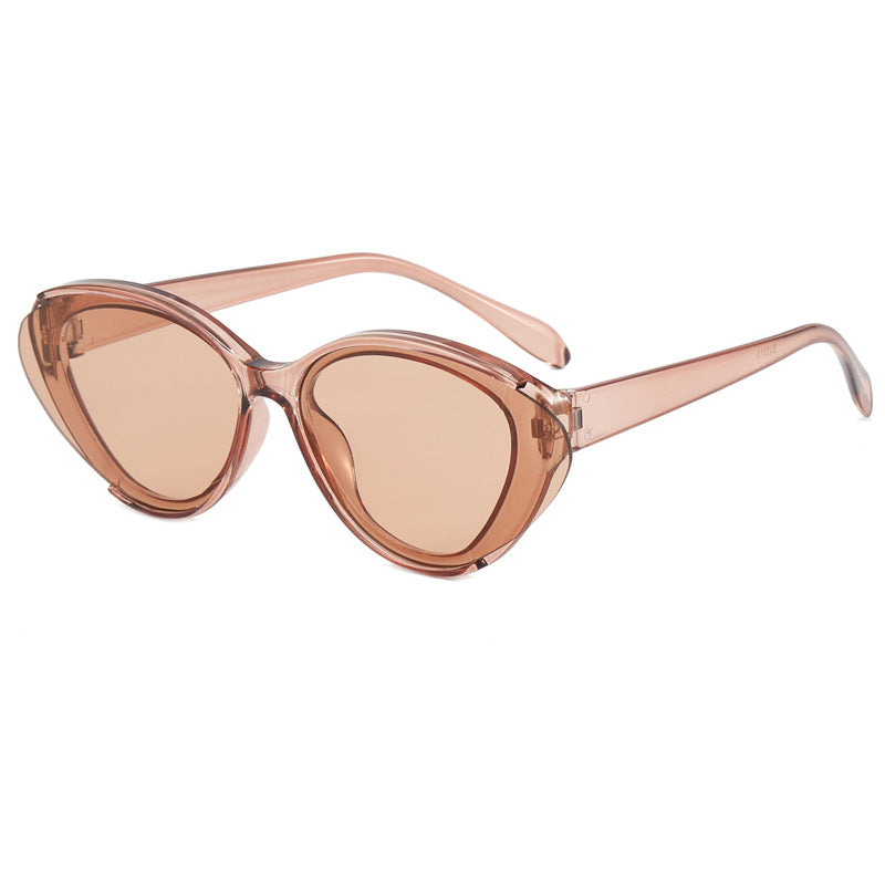 Dame Oversized solbrille med gradient Luvikno
