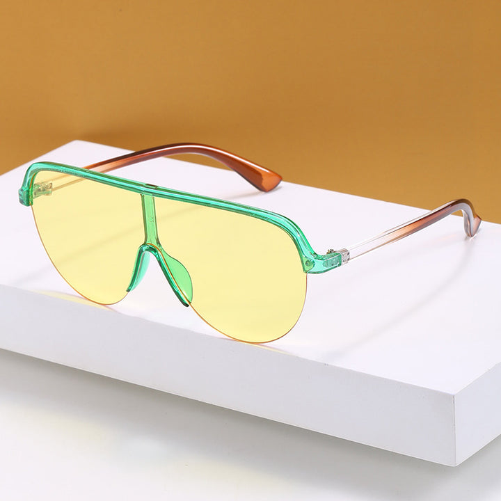 Dame oversized Visir solbrille Luvikno
