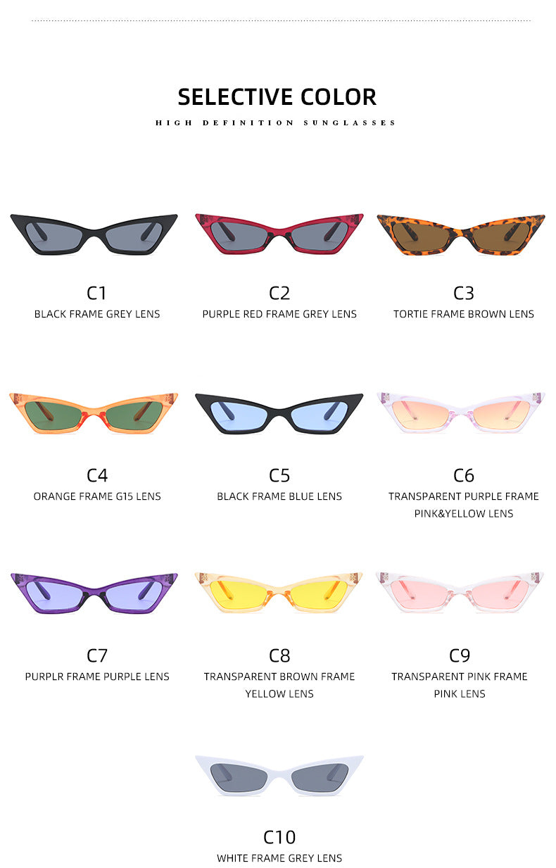 Dame moter Cat-Eye solbriller Luvikno
