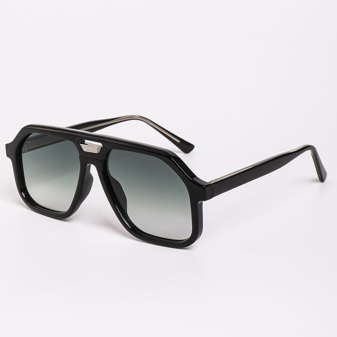 Damene moteriktig solbrille i unikt, geometrisk design Luvikno