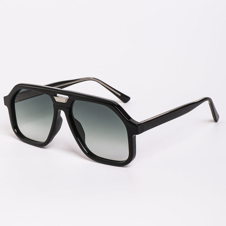 Damene moteriktig solbrille i unikt, geometrisk design Luvikno