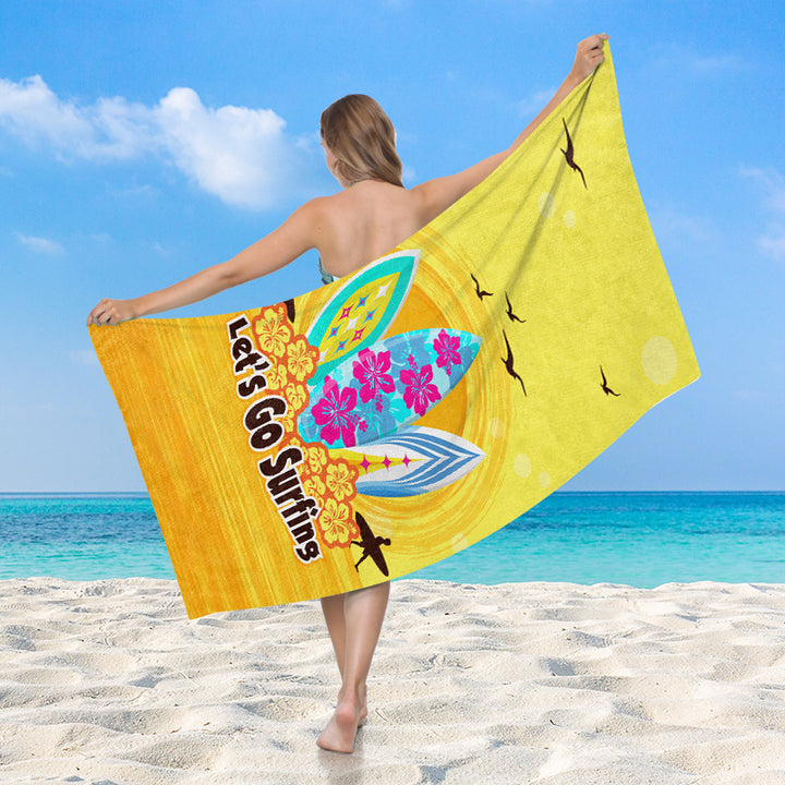 Women's beach towel by Luvikno
